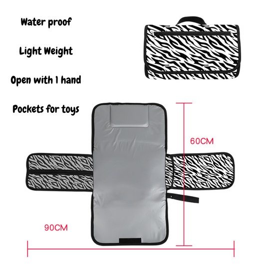 love by emi portable baby change pad black and white sleep bag dimensions 60cm by 90cm